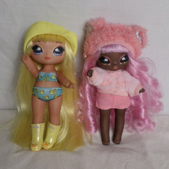 Na Na Na Surprise Dolls Set of 2 Cali Grizzy & Dari Ducky Dolls - Picture 1 of 8